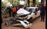 Car Falls Off A Bridge In Abuja