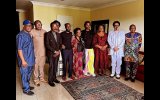 Sunny Ade, Tee-Mac, Oritz Wiliki & Kenny Ogungbe Visit Onyeka Onwenu's Family