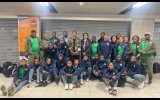 Eto’o boosts Flamingos morale as team arrives South Africa