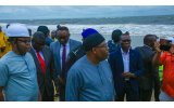 Fubara Inspects 13.52km Ngo–Atlantic Beach Road, Says Project Will Boost Blue Economy