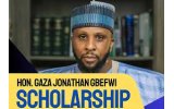 HON.GAZA JONATHAN GBEFWI SCHOLARSHIP 2023/2024 FOR NASARAWA STUDENTS