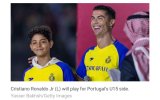 Cristiano Ronaldo Jr. Earns First Call-Up to Portugal U15 Squad