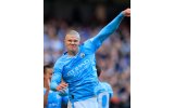 Haaland brace sinks Everton as Man City go top