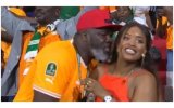 AFCON: Ivorian Fan Apologises To Family After Caught Wooing Lady At Senegal Game