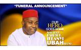 Funeral Announcement for Late Sen. Ifeanyi Ubah