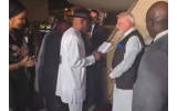 JUST IN: Indian Prime Minister Modi Arrives in Nigeria, Received by FCT Minister Wike
