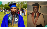 Rivers State University Graduate Goes Viral Because of The Resemblance Between Him And His Father