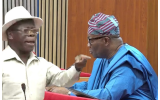 Akpabio, Oshiomhole Clash In Senate As Tension Erupts Over Point Of Order