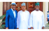 Yahaya Bello, Usman Ododo Pay Surprise Visit to Nyesom Wike in Abuja